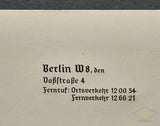 Reichschancellery Stationery