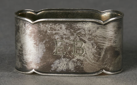 German WWII Silver Eva Braun Napkin Ring