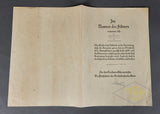 Formal Promotion Document from Reichsbahn Directorate