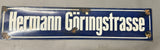 Hermann Göringstrasse Sign
