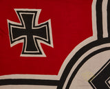 German WWII Battle Flag as Used by the Kriegsmarine