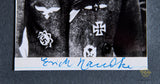 German WWII Signed Photo of Luftwaffe Ace & Knights Cross Winner Erich Handke