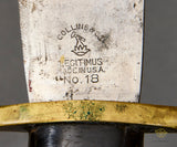 WWII Legitimus No. 18 Collins & Co Machete with No. 13 Leather Sheath***STILL AVAILABLE***