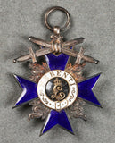German WWI Cased Bavarian Military Merit Cross Fourth Class