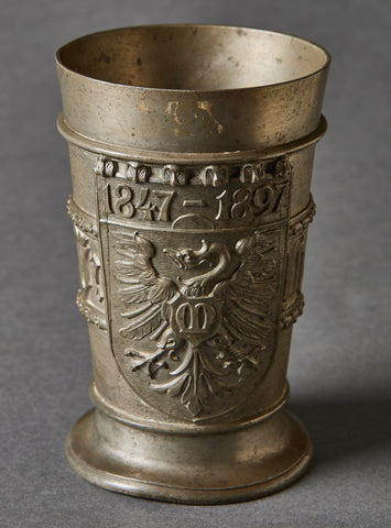 Imperial German Pewter Cup