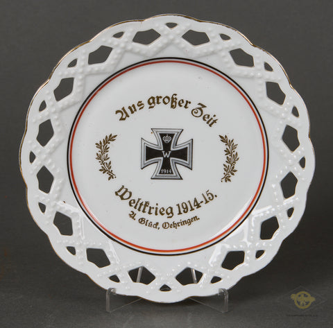 German WWI Patriotic Souvenir Plate