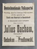 German Early Candidate Poster