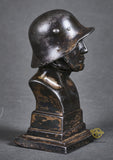 WWI German Soldier Small Bust