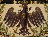 Imperial German Train Association Trumpet Banner 1899