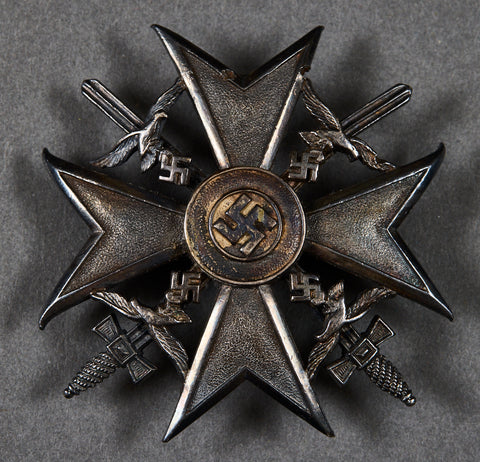 WWII German Spanish Cross with Swords