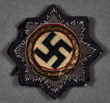 WWII German Luftwaffe German Cross in Gold, Cloth Version
