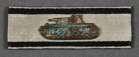 WWII German Silver Tank Destruction Strip
