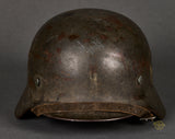 WWII German Army Model 1940 Single Decal Helmet