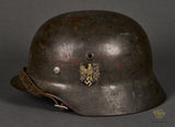 WWII German Army Model 1940 Single Decal Helmet