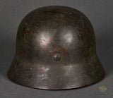 WWII German Army Model 1940 Single Decal Helmet