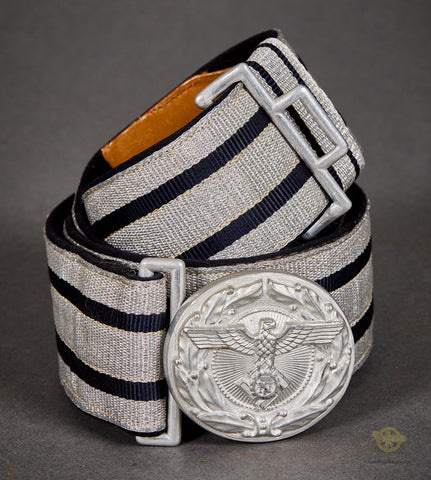 German WWII TeNo Leader’s Brocade Belt and Buckle