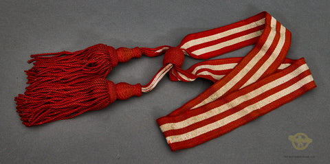 Japanese WWII Imperial Army Officers Sash and Sword Knot