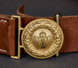 WWI Prussian Officer (Reproduction) Belt and Original Buckle