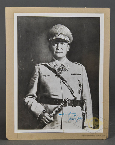 Reprint Göring Portrait and Signature
