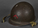 WWII US M1 Helmet with Paratrooper Liner