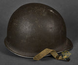 WWII US M1 Helmet with Paratrooper Liner