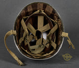 WWII US M1 Helmet with Paratrooper Liner