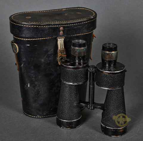 WWII German Kriegsmarine Cased Binoculars