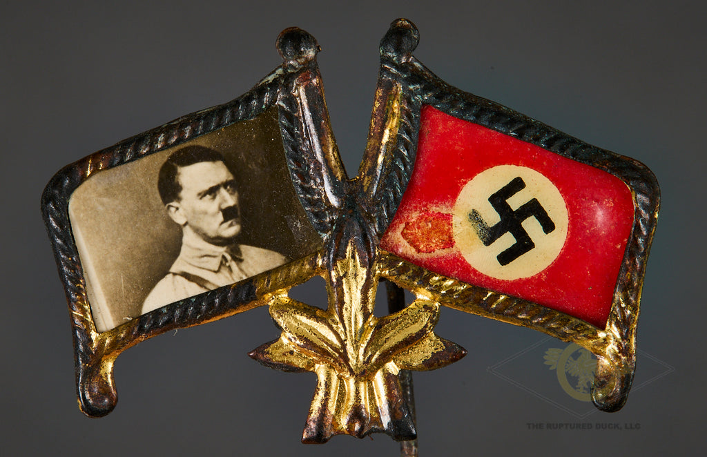 German WWII Hitler Stick Pin The Ruptured Duck, LLC
