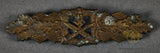 German WWII Close Combat Clasp in Bronze by AUSF