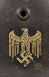 WWII German Model 1940 Army Single Decal Helmet