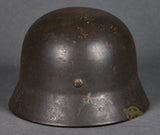 WWII German Model 1940 Army Single Decal Helmet