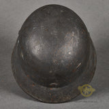WWII German Luftwaffe Model 1940 Single Decal Helmet, Brought Home by US Chaplain
