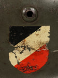 WWII German Army Model 1935 Double Decal Helmet, Early Example