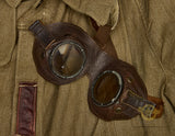 WWII German Luftwaffe Summer Flyers Suit with Goggles