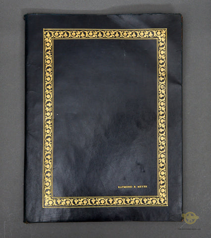 Portfolio of Beautiful Prints of Sketches of USN Officers