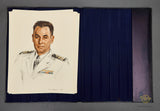 Portfolio of Beautiful Prints of Sketches of USN Officers