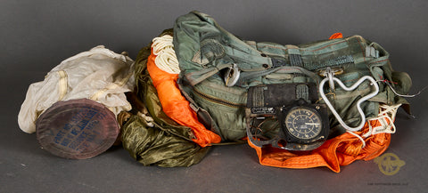 Veteran Bring Back US Vietnam Vintage Reserve Pilot Parachute DISPLAY Pack