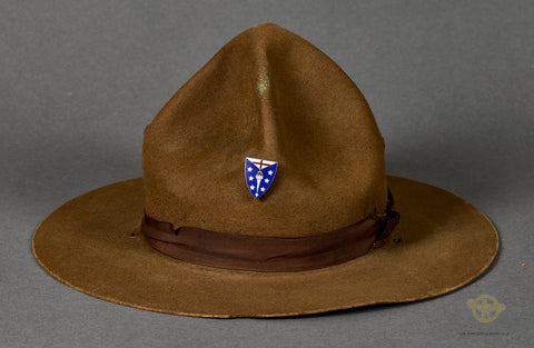 WWII Vintage US 104th Regiment Campaign (Smokey Bear) Hat