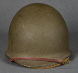 WWII US M-1 Helmet with EARLY Hawley Liner