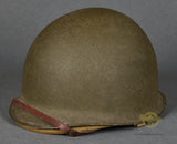 WWII US M-1 Helmet with EARLY Hawley Liner