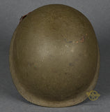 WWII US M-1 Helmet with EARLY Hawley Liner