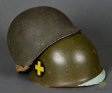 WWII US M-1 Helmet with Korean War Liner