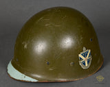 WWII US M-1 Helmet with Korean War Liner