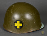 WWII US M-1 Helmet with Korean War Liner