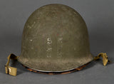 WWII US M-1 Helmet, Named