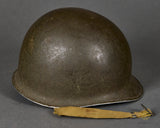 WWII US M-1 Helmet with Reissue 2nd Cavalry Painted Liner