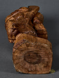 Unique Hand Carved US Paratrooper Wooden Statue