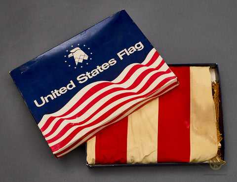 US Vintage 50 Star Flag in Original Box