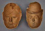 WWII era Hitler and Charlie Chaplin Masks