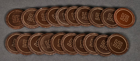 Swastika Poker Chips Lot